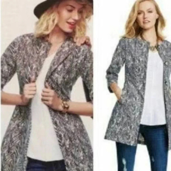 •Cabi• Knit Car Coat, Style 3034, Like New, Sm - Picture 2 of 8